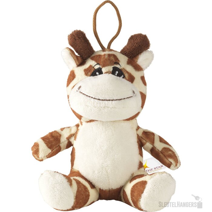 Animal Friend Pluche Knuffelgiraffe Bruin