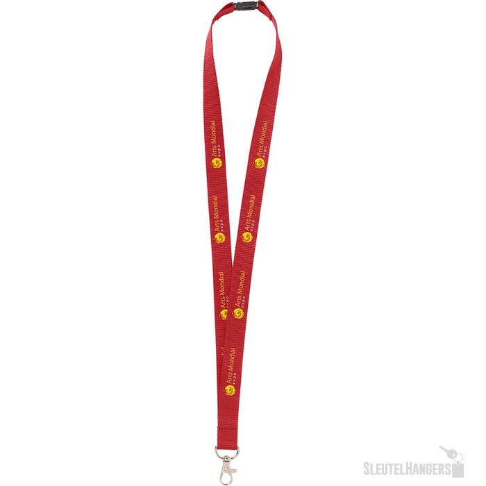 Keycord Safety Lanyard Rood