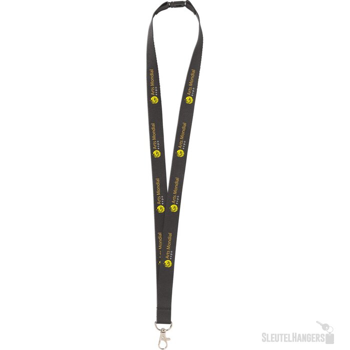 Keycord Safety Lanyard Zwart