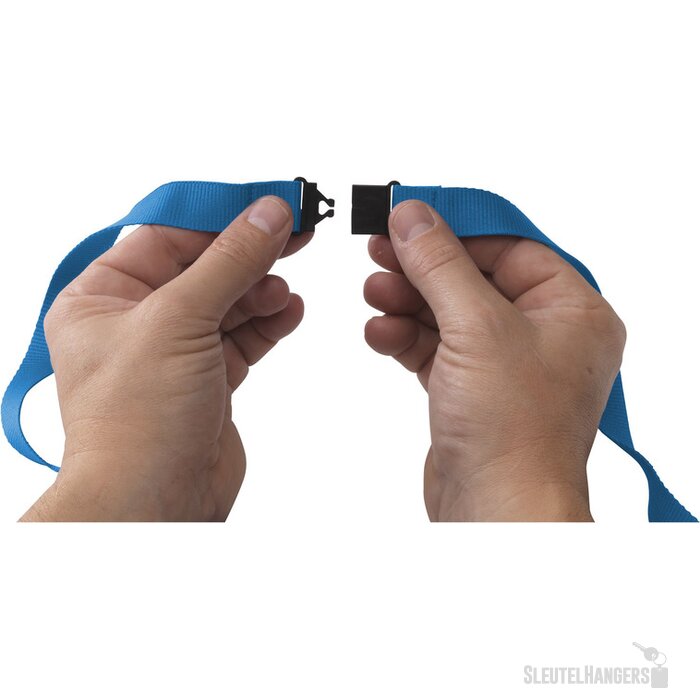 Keycord Safety Lanyard Blauw