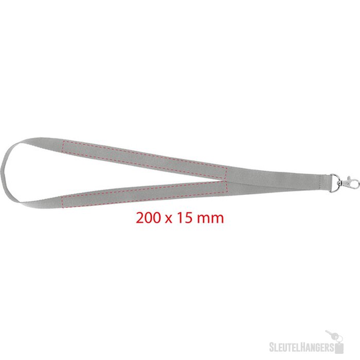 Keycord Budget Lanyard Zwart