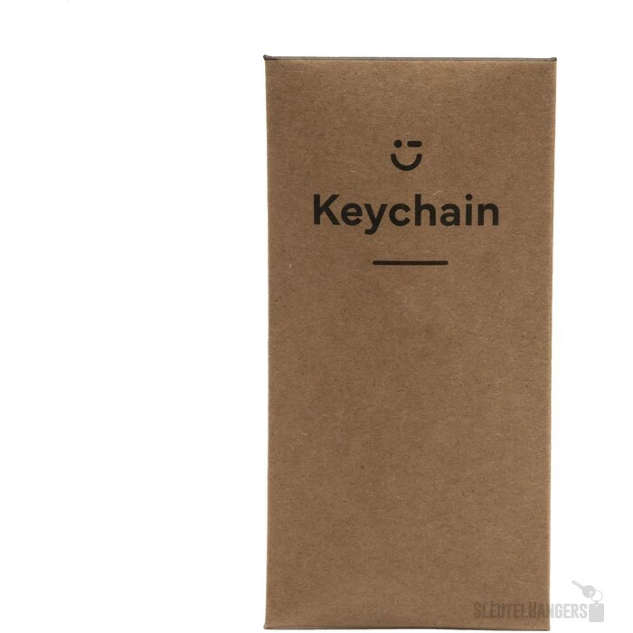 Metalen Sleutelhanger Met Pu Detail