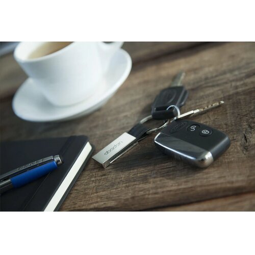 Metalen Sleutelhanger Met Pu Detail