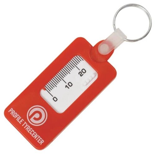 Sleutelhanger bandenprofiel meter rood