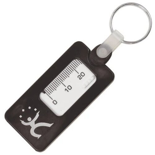 Sleutelhanger bandenprofiel meter zwart