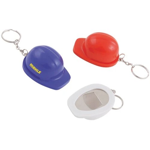 Sleutelhanger Helm met flesopener donkerblauw