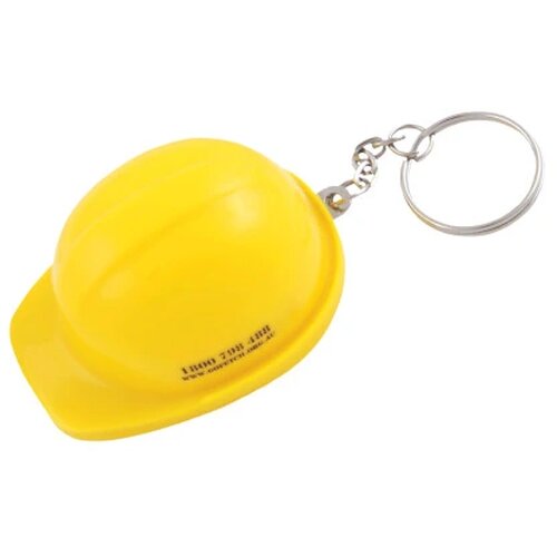 Sleutelhanger Helm met flesopener geel