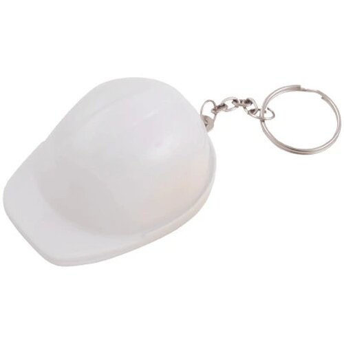 Sleutelhanger Helm met flesopener wit