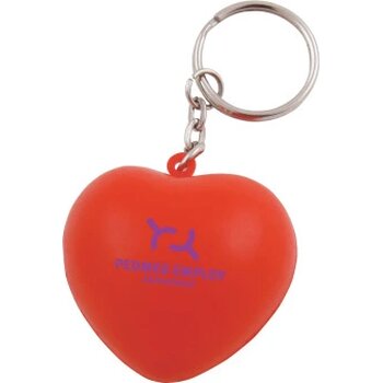 Anti-stress Hart met sleutelhanger Rood Anti-stress Hart met sleutelhanger Rood