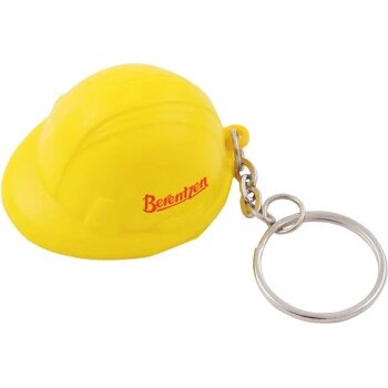 Anti-stress Bouwhelm met sleutelhanger Geel Anti-stress Bouwhelm met sleutelhanger Geel