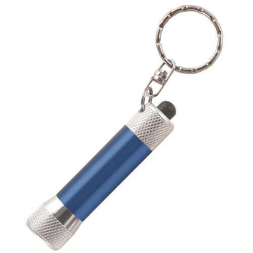 Zaklamp LED sleutelhanger Blauw