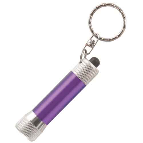 Zaklamp LED sleutelhanger Paars