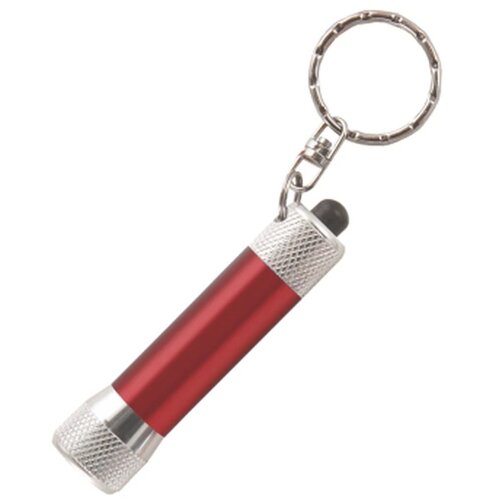 Zaklamp LED sleutelhanger Rood