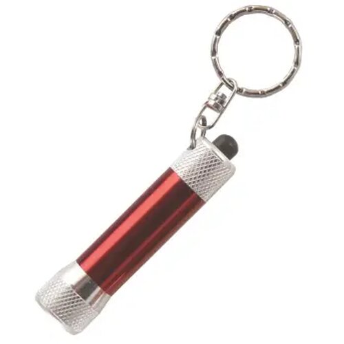 Zaklamp LED sleutelhanger Rood