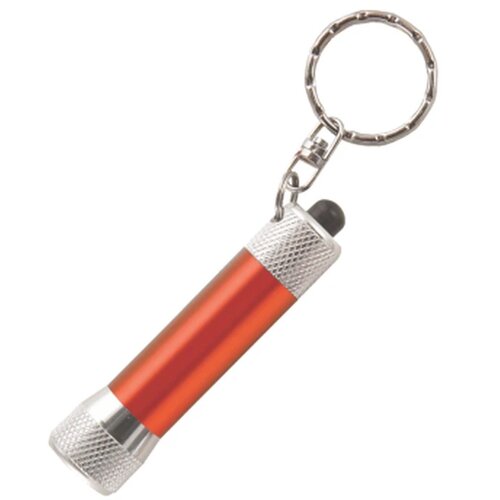 Zaklamp LED sleutelhanger Oranje