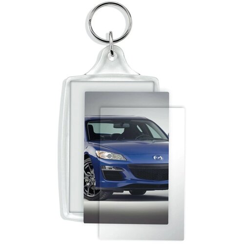 Extra grote transparante sleutelhanger