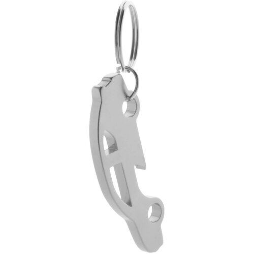 Auto Sleutelhanger Met Opener Zilver