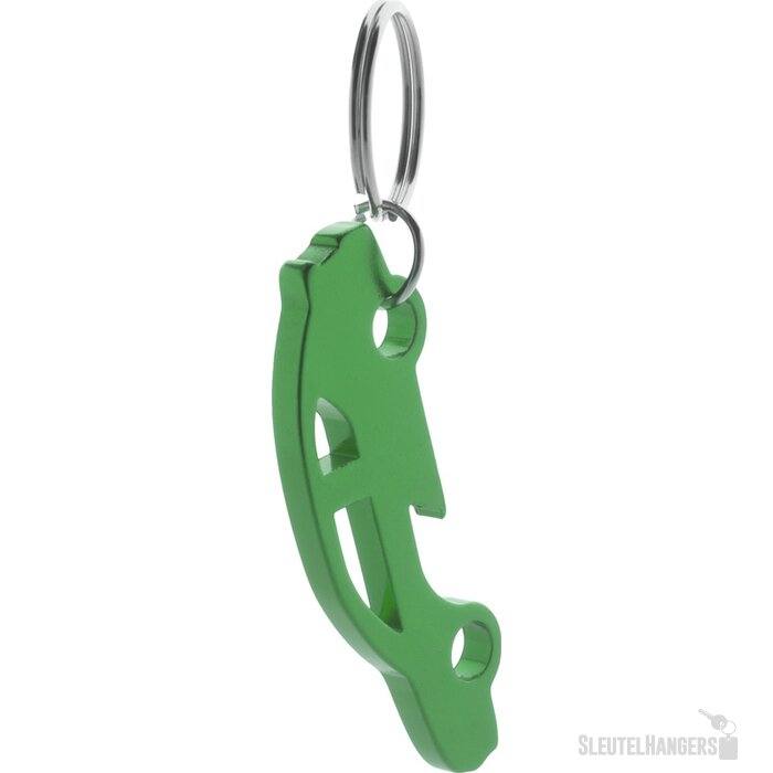 Auto Sleutelhanger Met Opener Groen
