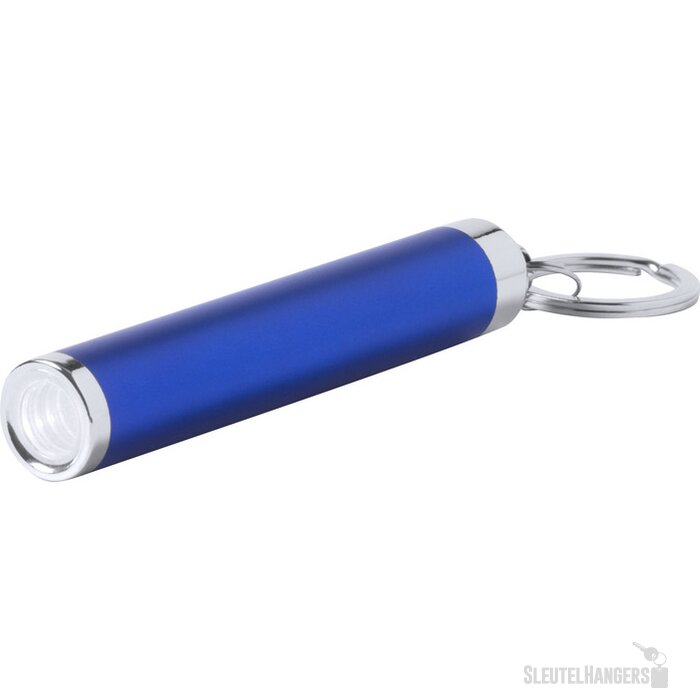 Sleutelhanger lampje met oplichtende gravure Blauw