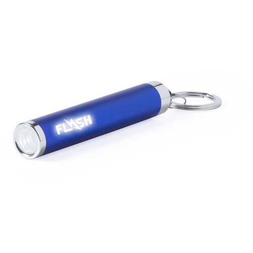 Sleutelhanger lampje met oplichtende gravure Blauw