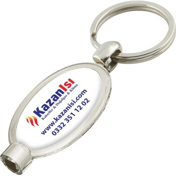 Radiator sleutelhanger ovaal