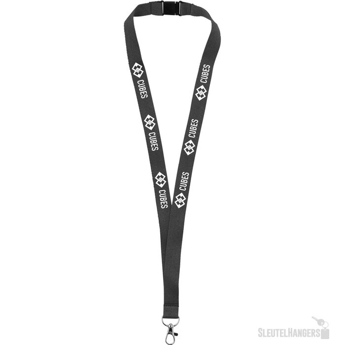 Rpet Lanyard Safety Keycord Zwart