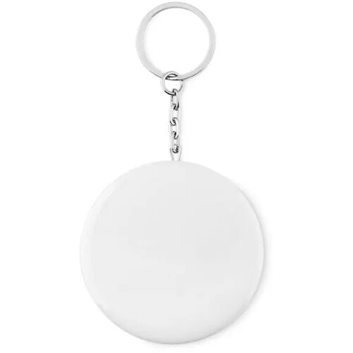 Sleutelhanger opener Pin flask mat zilver
