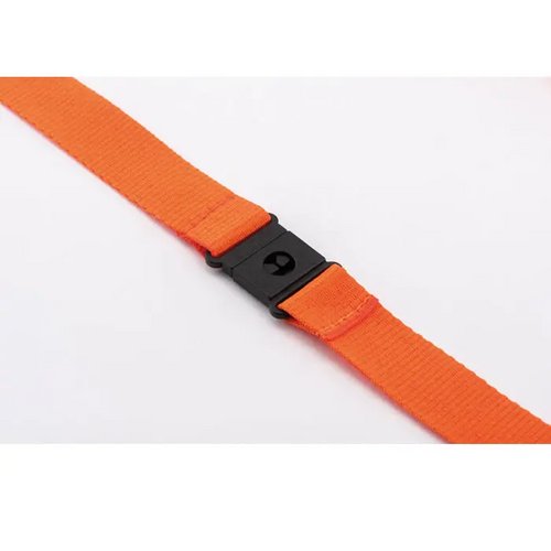 Lanyard, haak en clip. 20 mm Pany Oranje