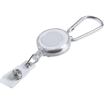 Pashouder Met Karabijnhaak Wit