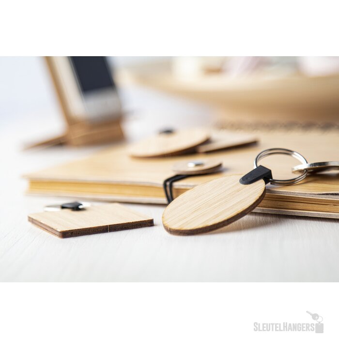 Goedkope Houten Sleutelhanger Naturel