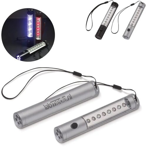 Zaklamp aluminium magneet
