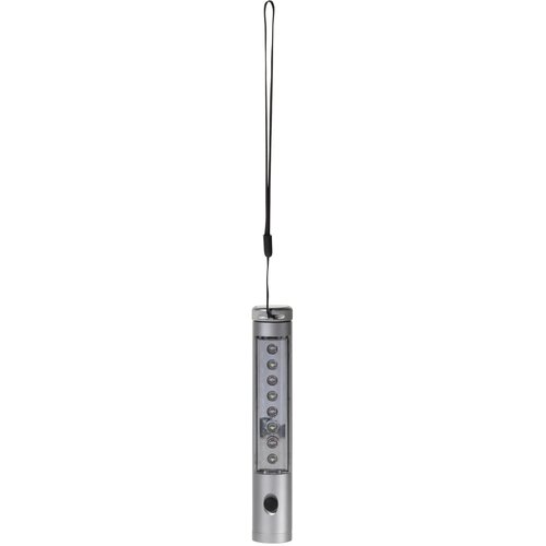 Zaklamp aluminium magneet zilver