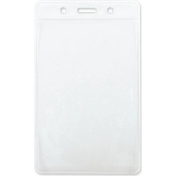 Badgehouder verticaal transparant