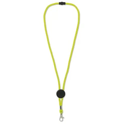 Paracord keycord Geel