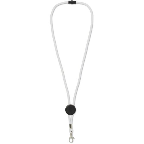 Paracord keycord Wit