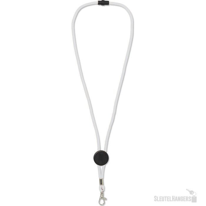 Paracord keycord Wit