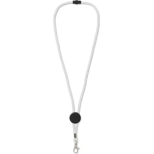 Paracord keycord Wit