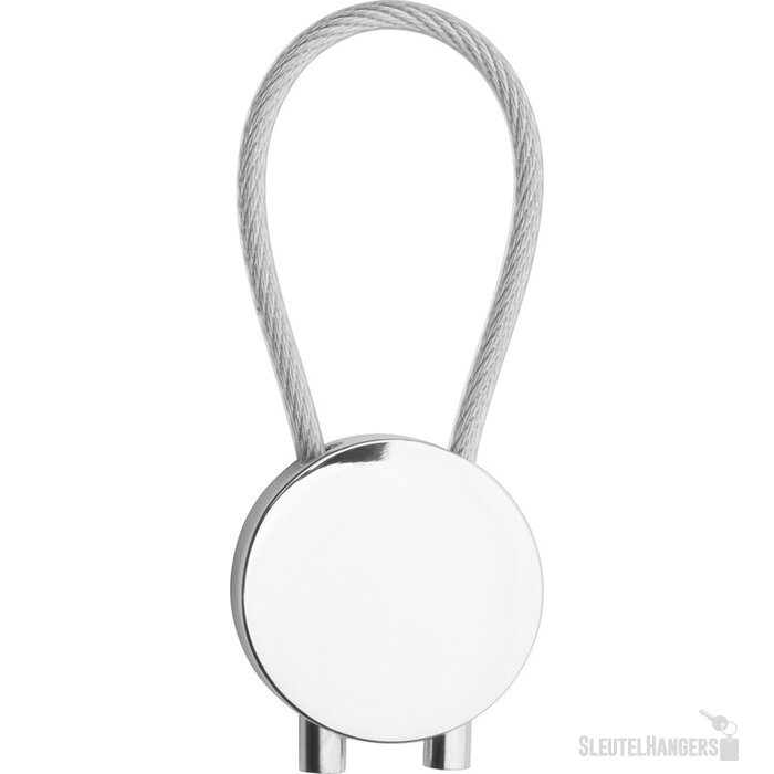 Sleutelhanger Cable zilver