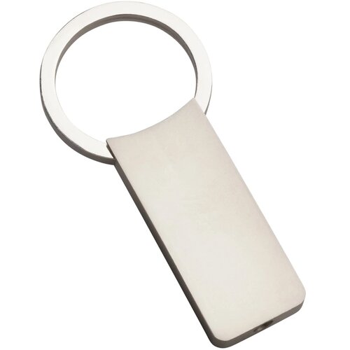 Sleutelhanger Classic Large in de kleur zilver