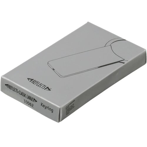 Sleutelhanger Classic Large in de kleur zilver