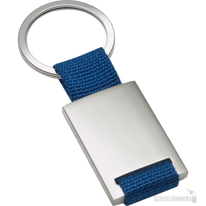 Sleutelhanger Kemer blauw, zilver