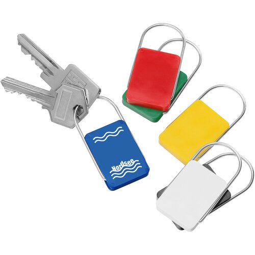 Sleutelhanger met beugel blauw