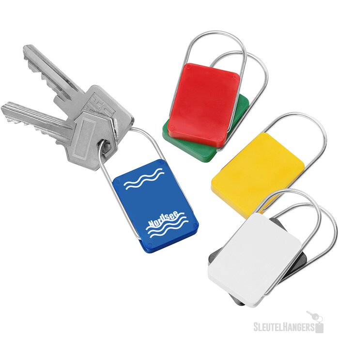 Sleutelhanger met beugel blauw