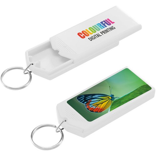 Sleutelhanger safebox rood
