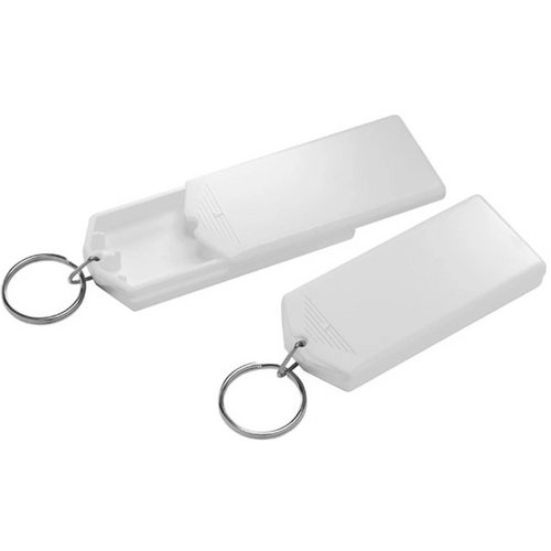 Sleutelhanger safebox wit