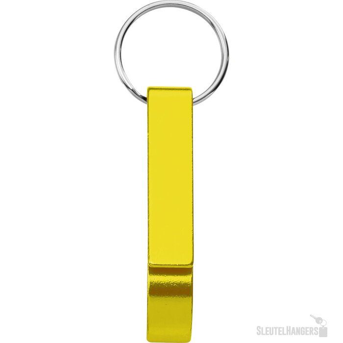 Sleutelhanger met fles- en blikopener Goud