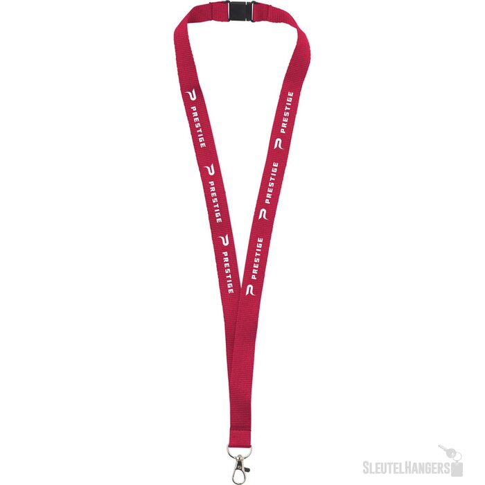 Rpet Lanyard Safety Keycord Rood