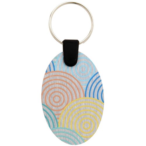Aluudy B Sleutelhanger Zilver