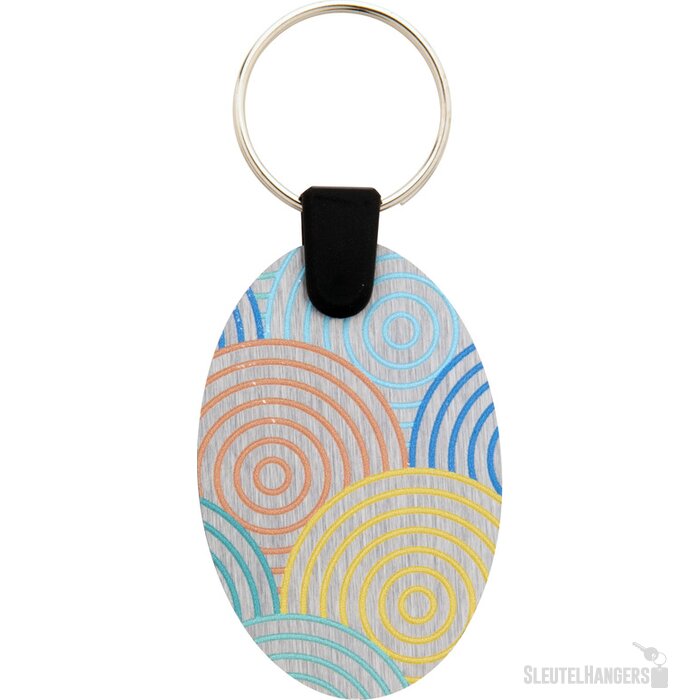 Aluudy B Sleutelhanger Zilver