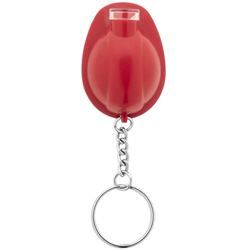 Sleutelhanger veiligheidshelm met lampje Rood